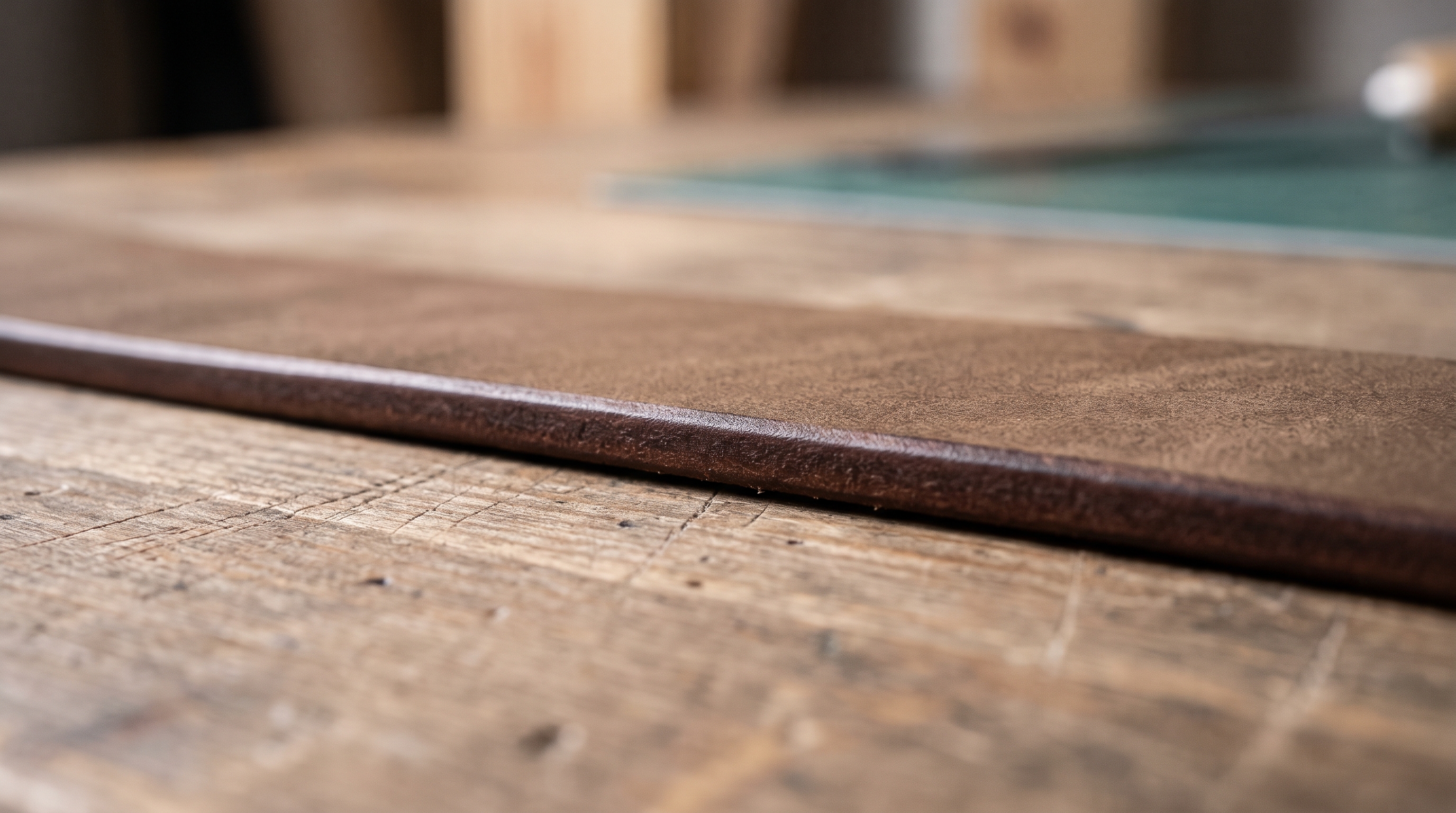 Precision leather strap finishes